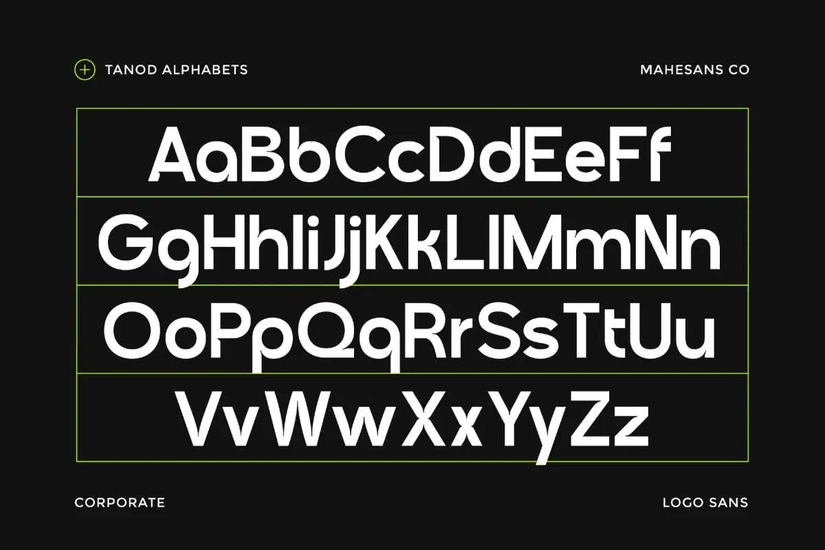 Tanod – Modern Corporate Logo Sans Font
