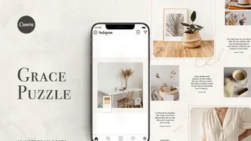 Elegant Instagram Puzzle Template