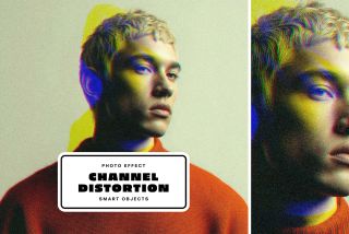 Channel Distortion Photo Effect