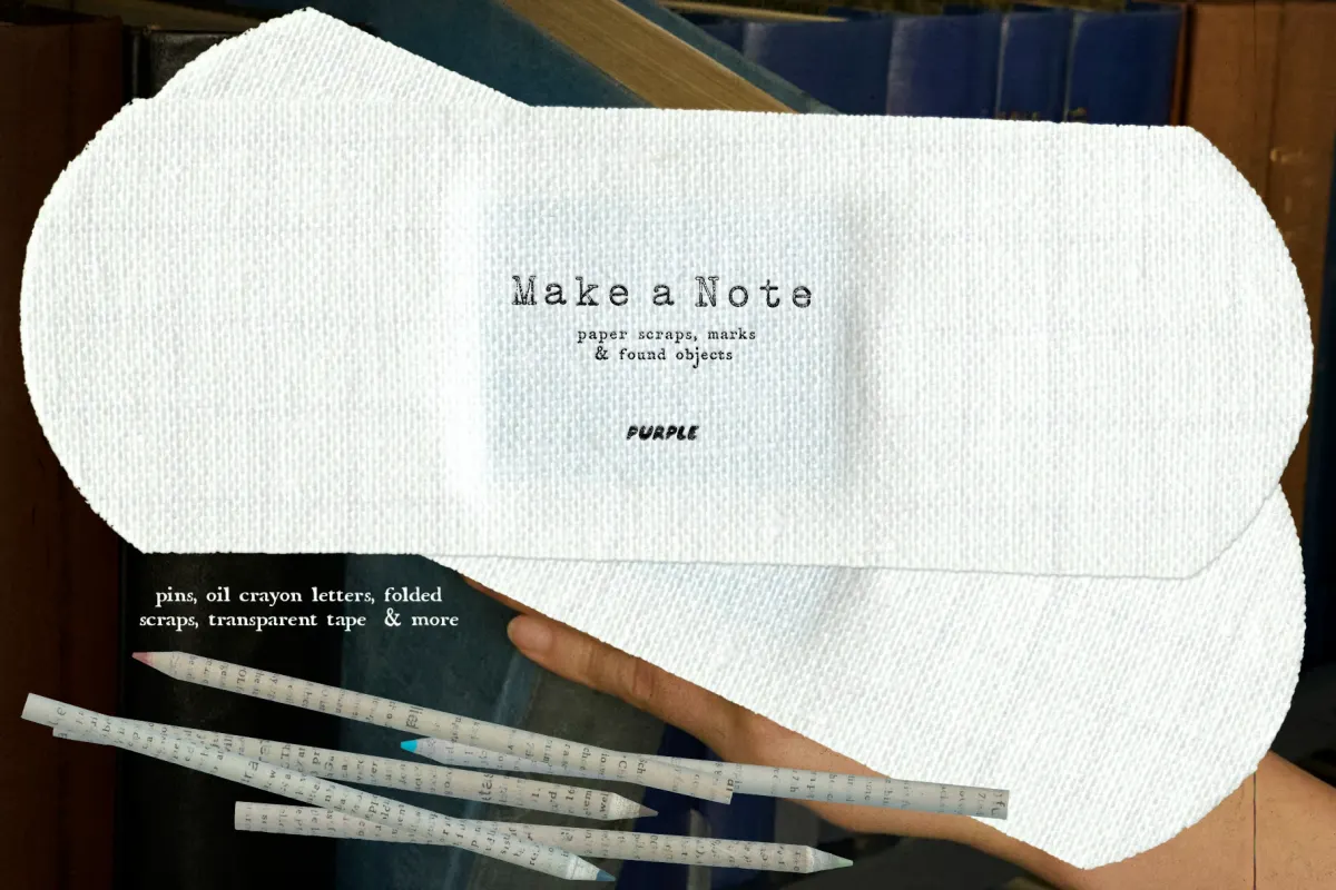 Make a Note Paper & Collage Elements
