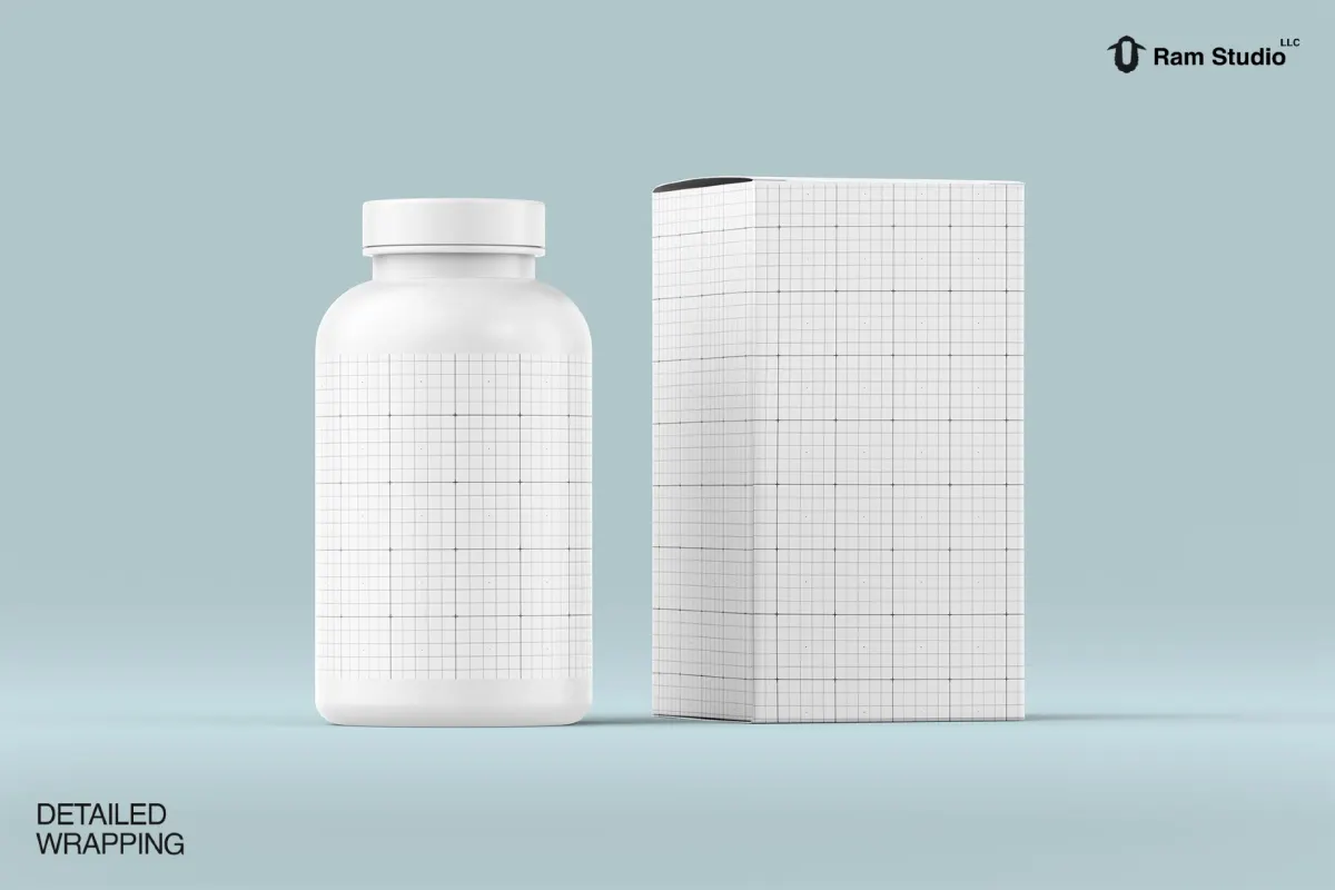 Pharmaceutical Packaging Mockup