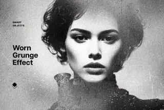 Worn Grunge Photo Effect