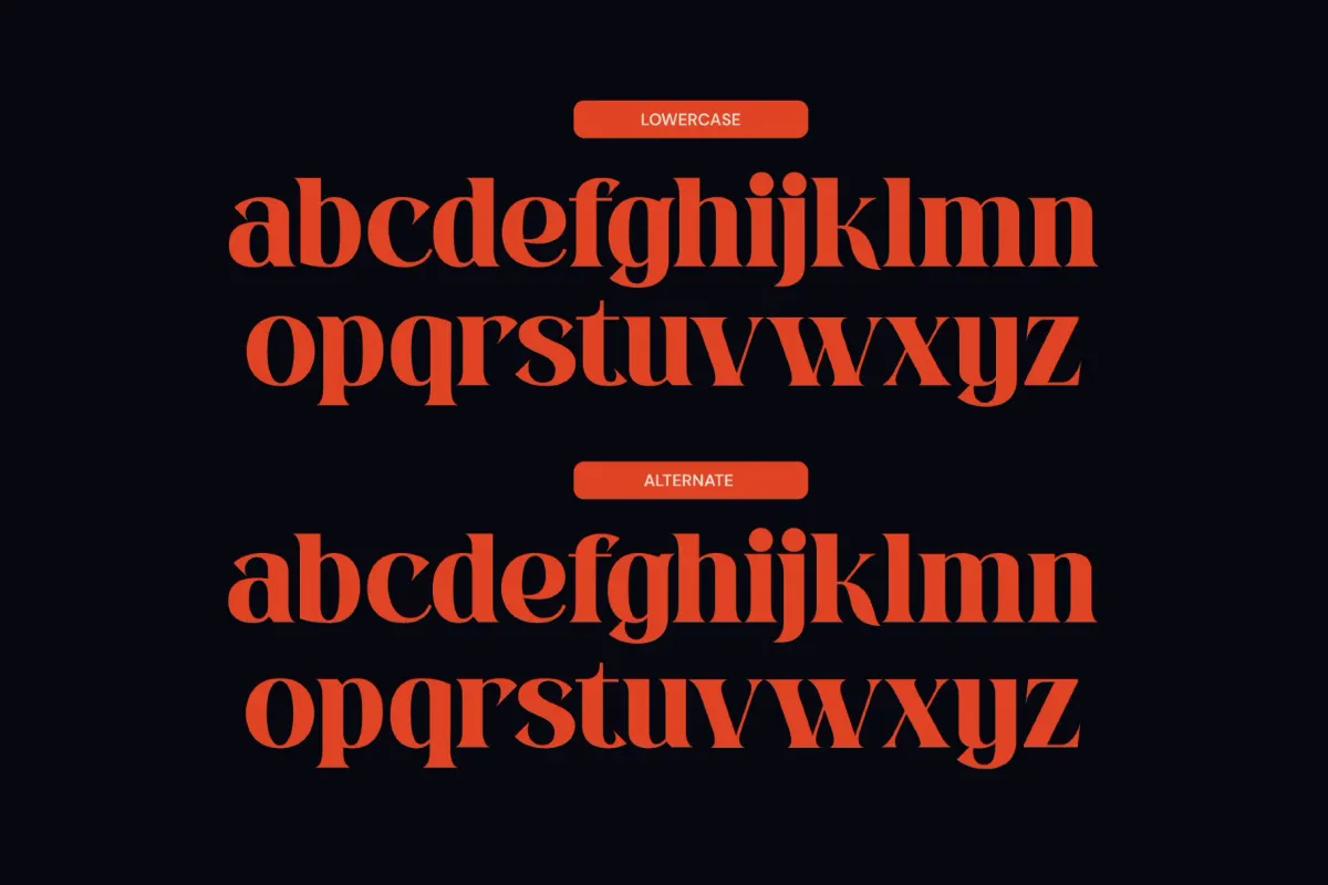 Rodova - Bold Serif Display Font
