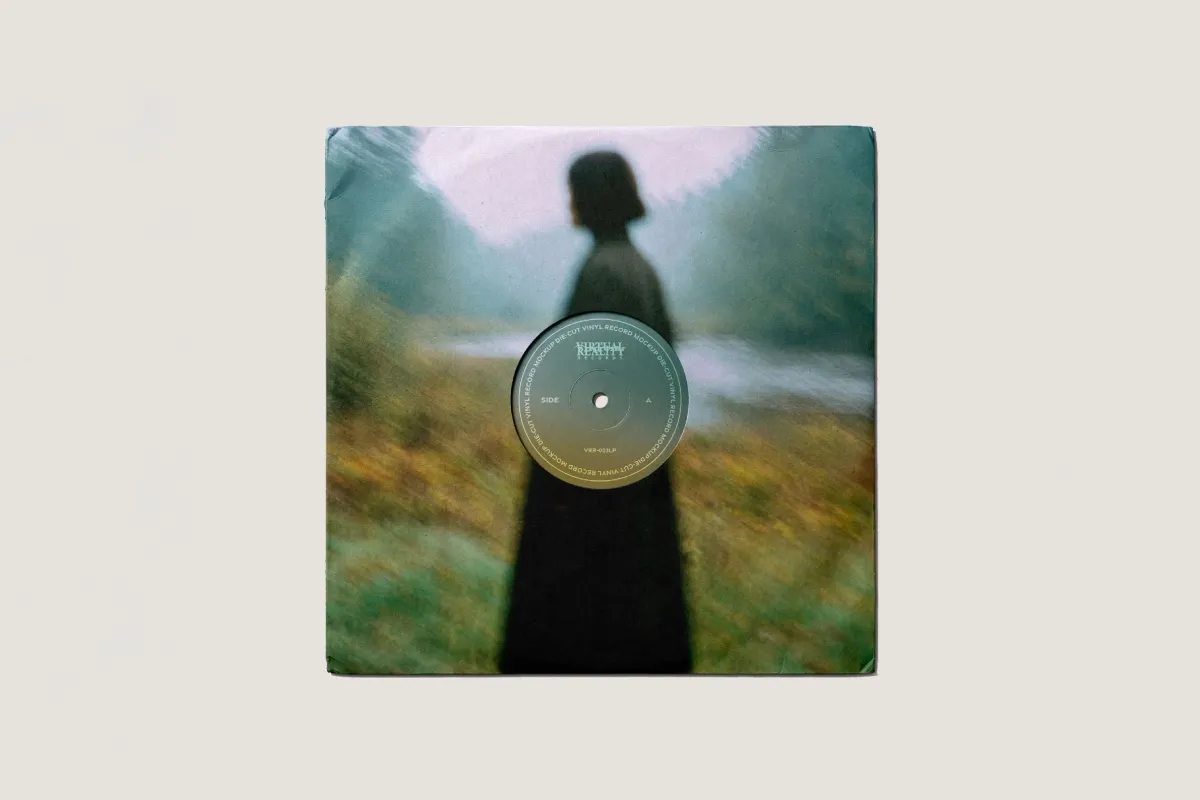 Die-Cut Vinyl Cover Mockup