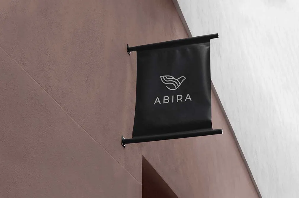 Fabric Sign Mockup
