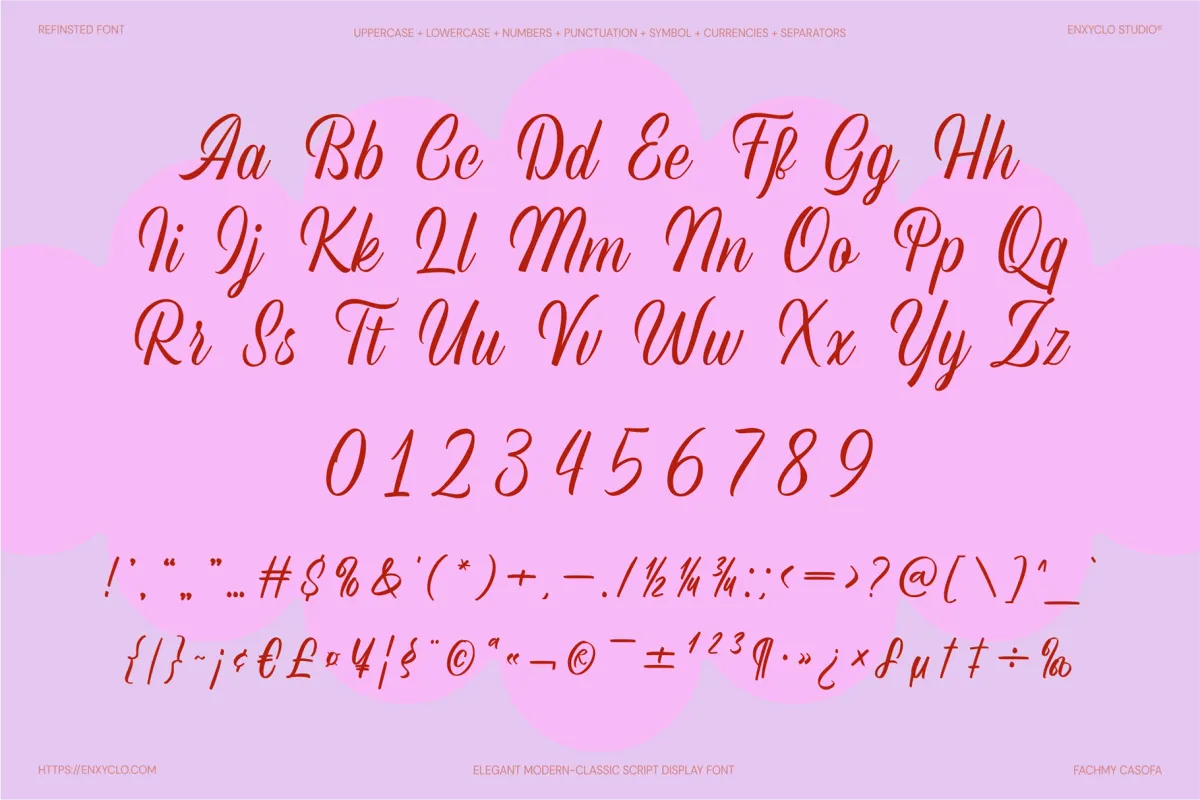 Refinsted - Modern Calligraphy Script Font