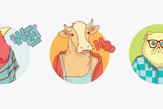 Animal Characters Vector Set