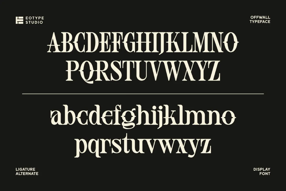 Offwall - Western Display Serif Font
