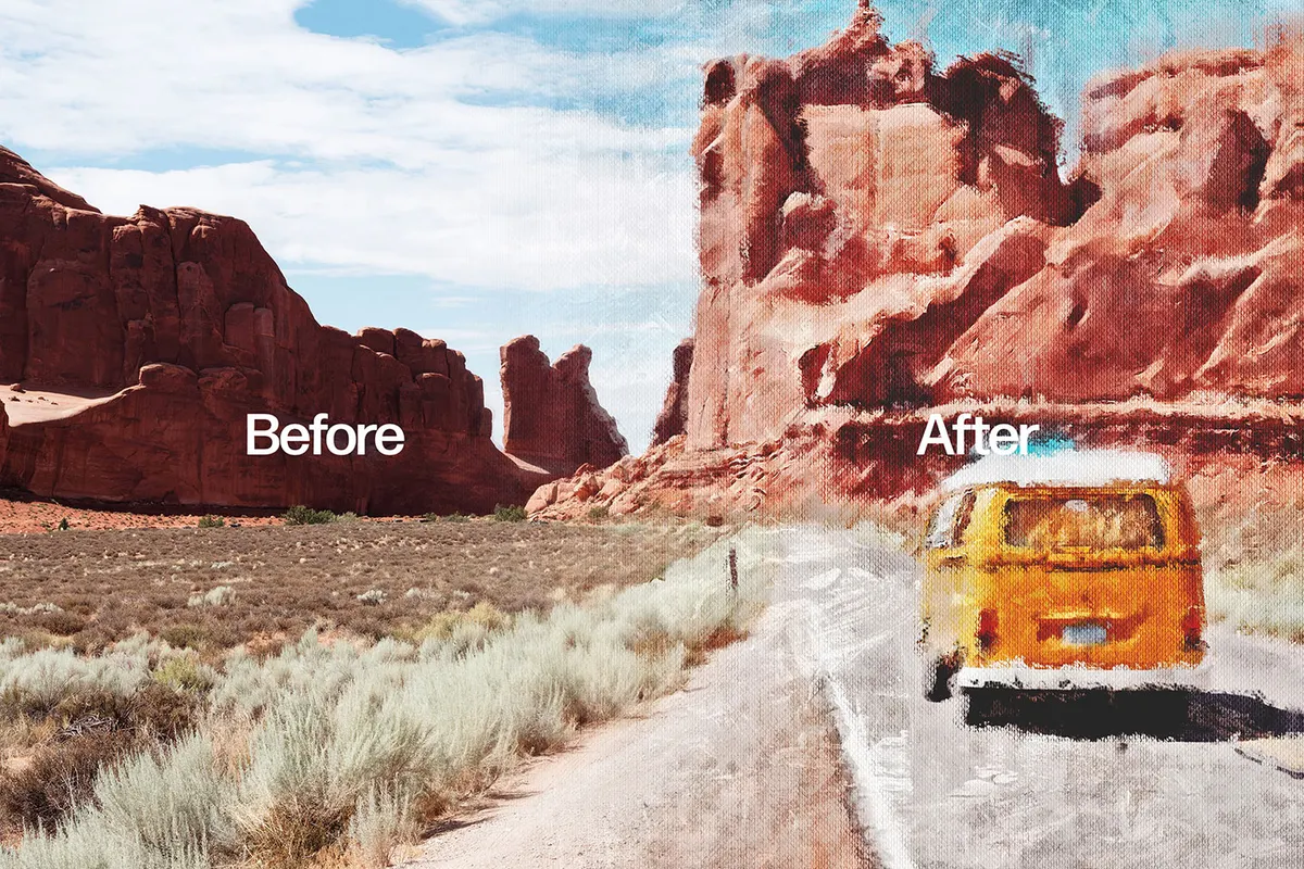 Oil Painting Photo Effect