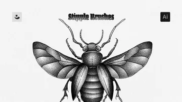 Stipple Illustrator Brushes