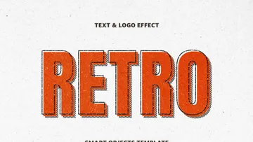 Retro Cartoon Text Effect