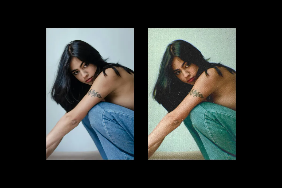 Retro Printing Photo Effect