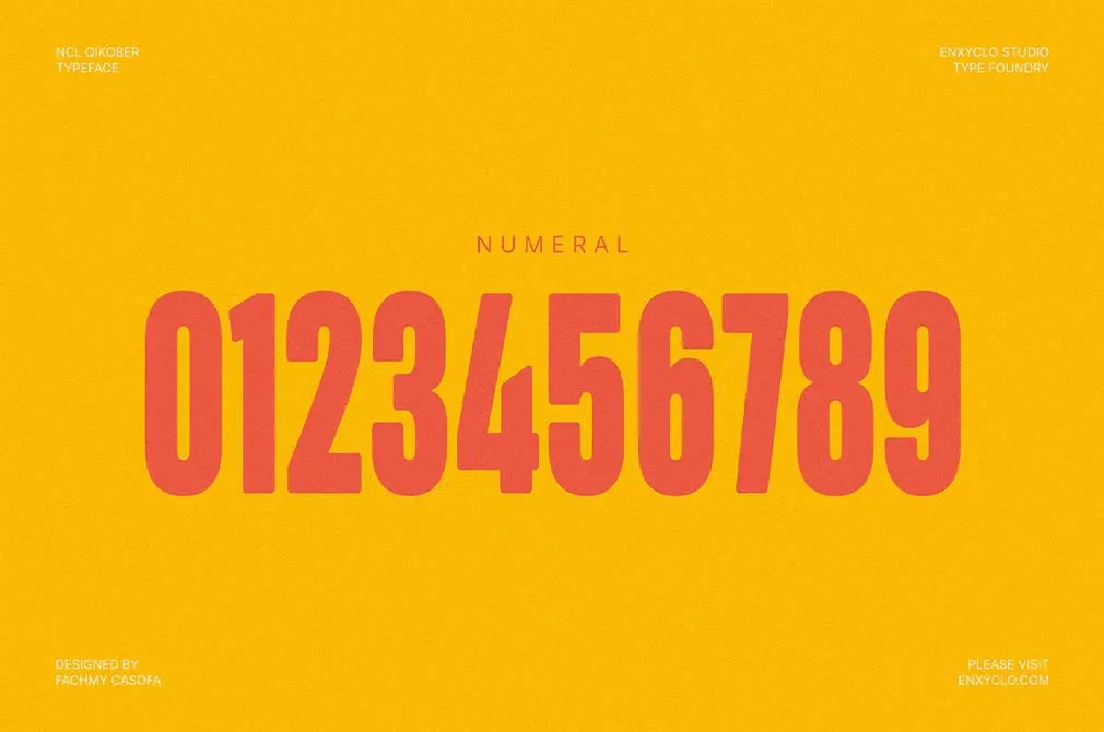 NCL QIKOBER — Condensed Font