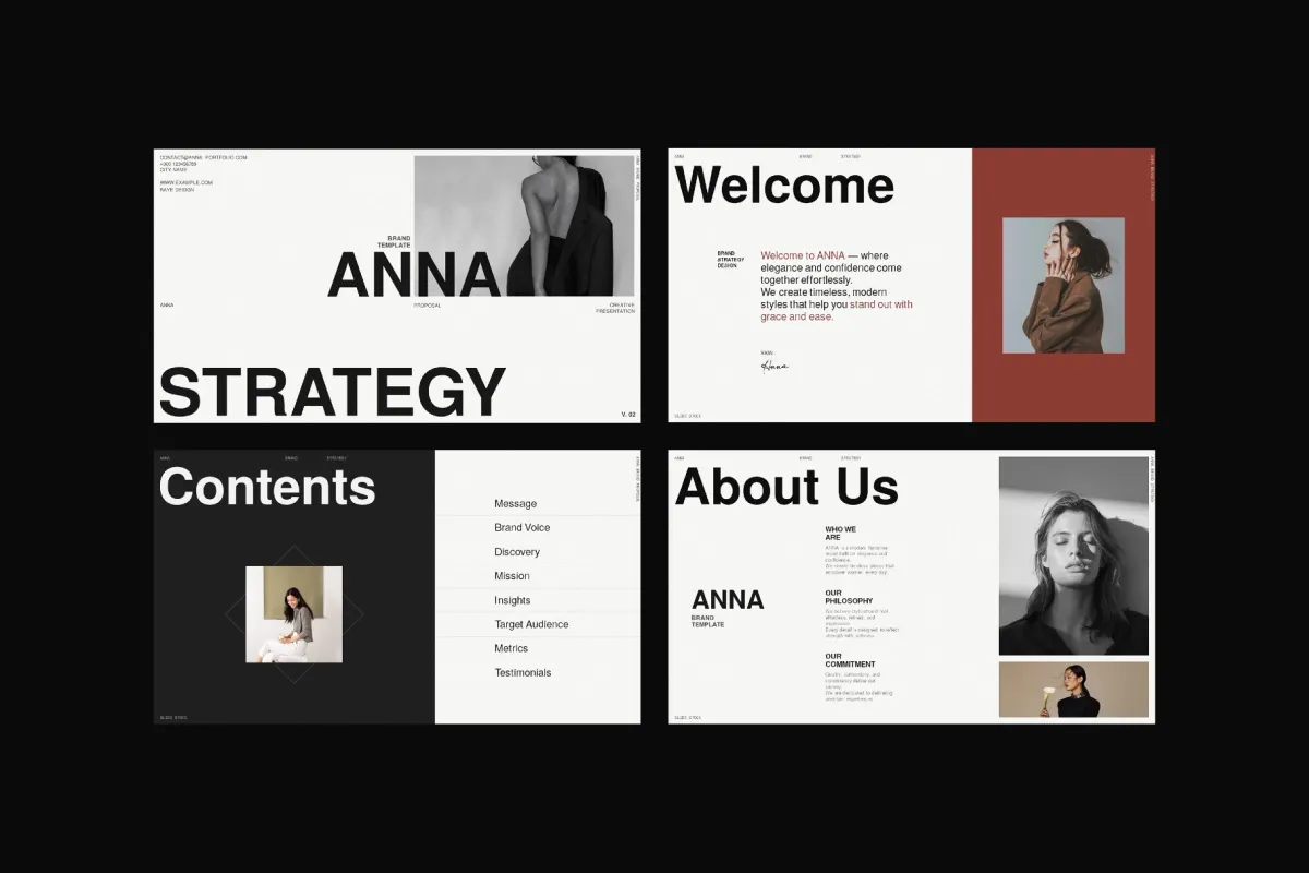 ANNA - Modern Brand Strategy Template