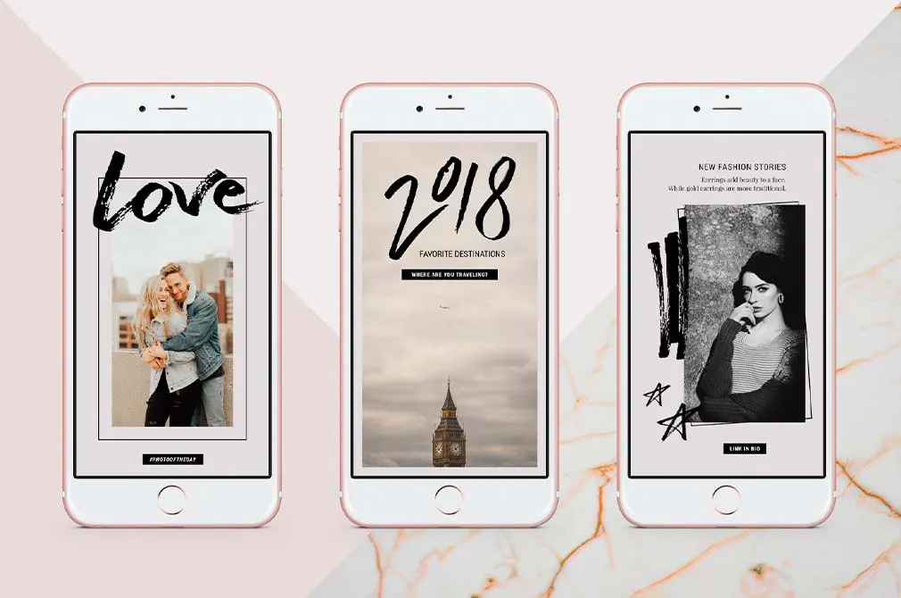 CANVA Instagram Hand-Drawn Stories