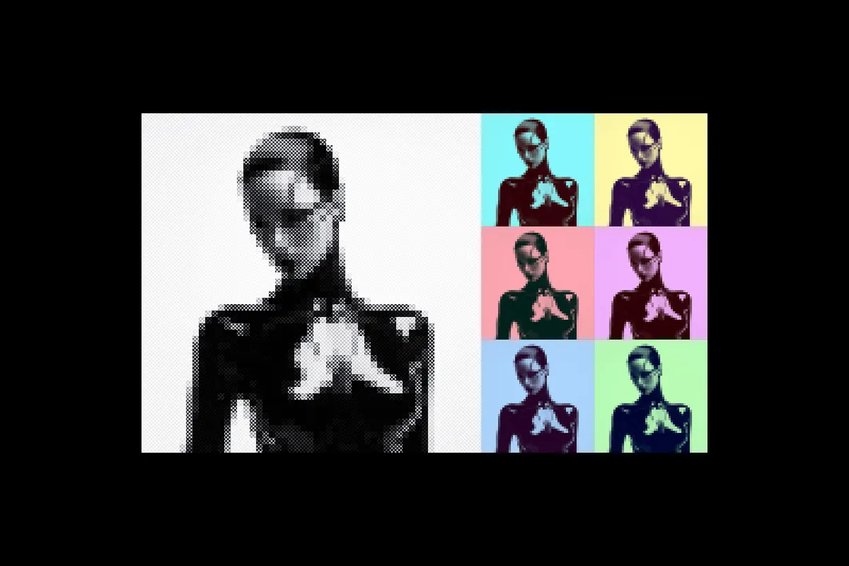 Pixel Photo Effect