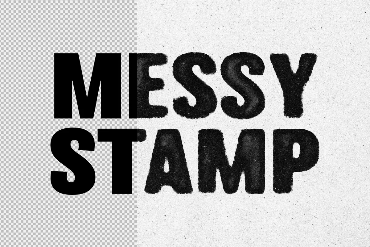 Ink Print Text Effect
