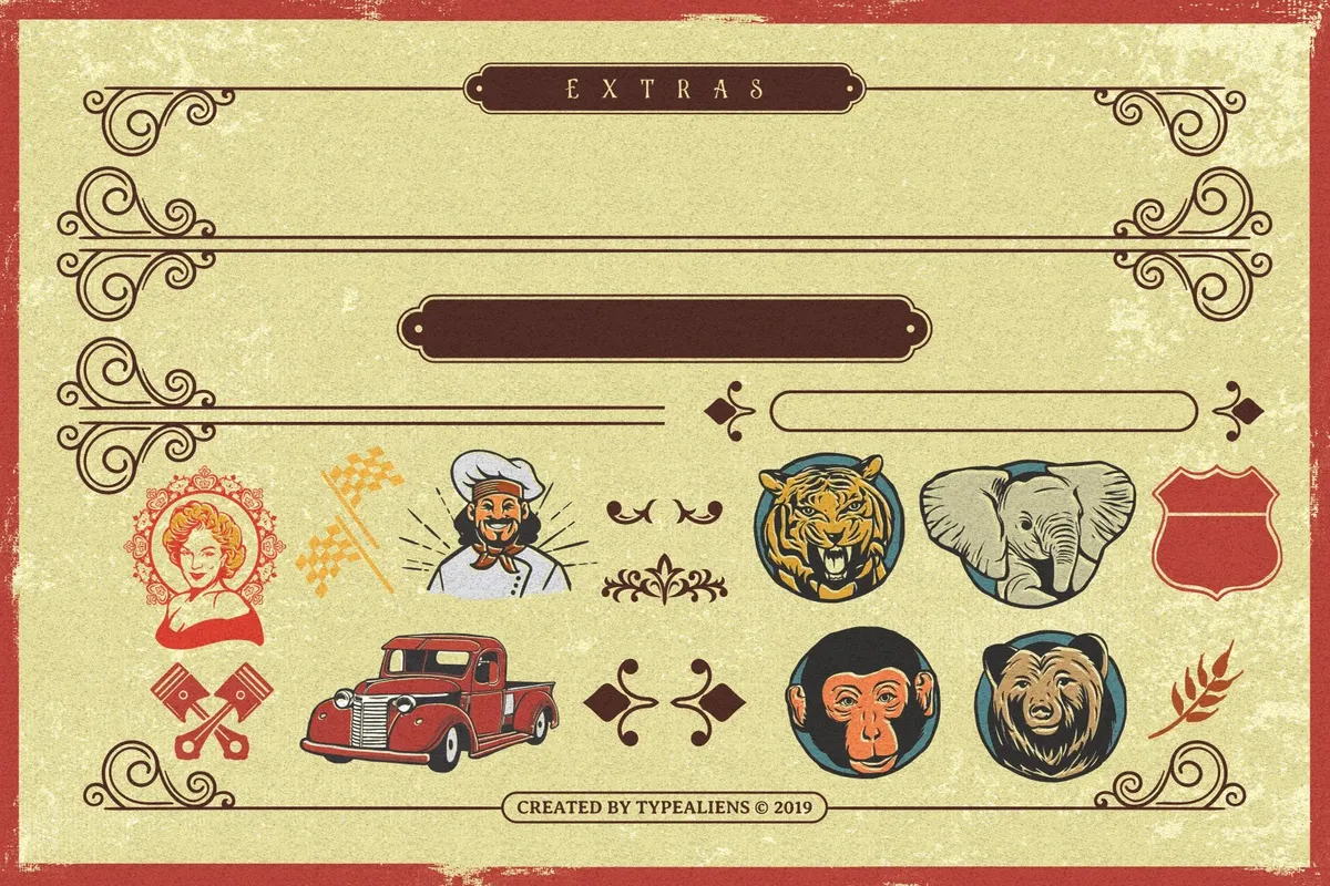 Antistar - Vintage Display Font