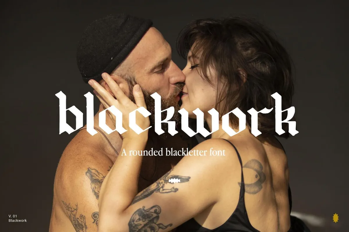 Blackwork Gothic Font