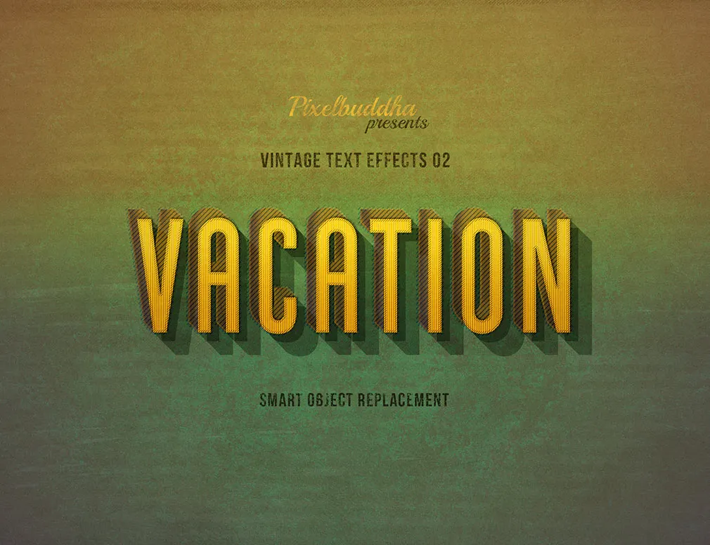 Authentic Vintage Text Effects