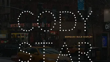 Codystar — Free Marquee Bulb Font