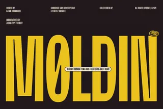 Moldin — Condensed Sans Serif Font