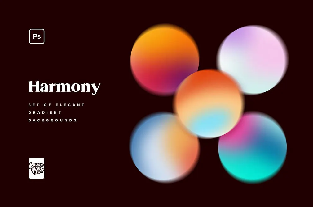 Elegant Gradient Texture Backgrounds