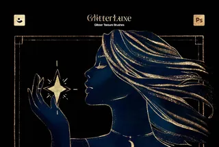 Glitter Texture Photoshop Brushes