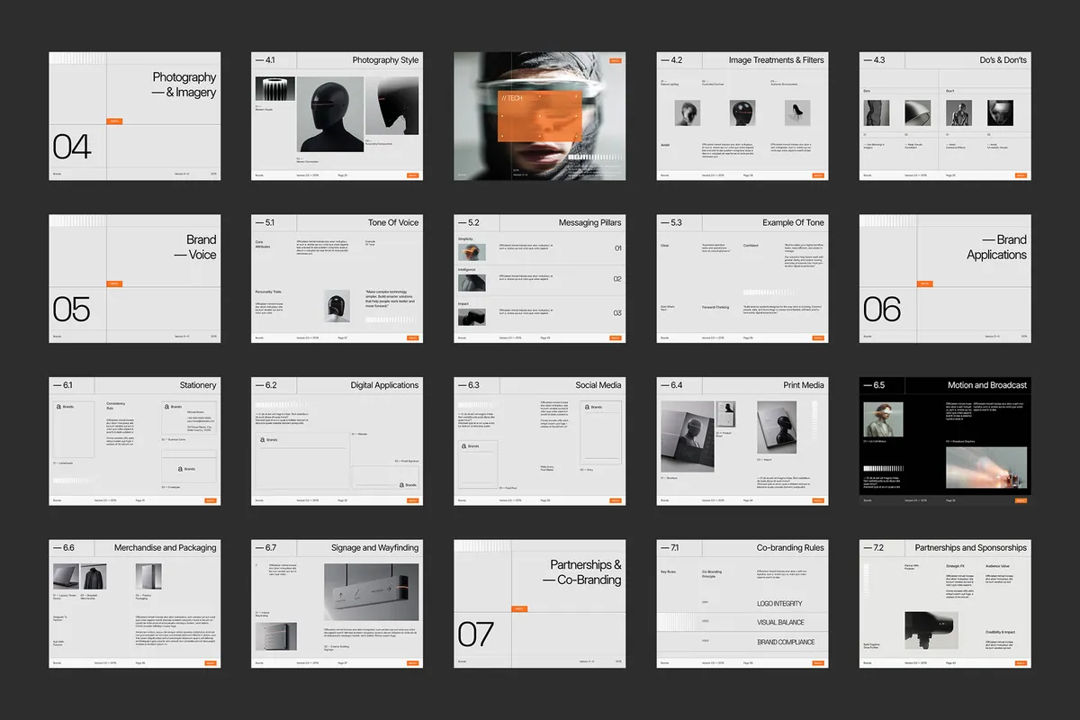 Tech Brand Guidelines Template - Roosh