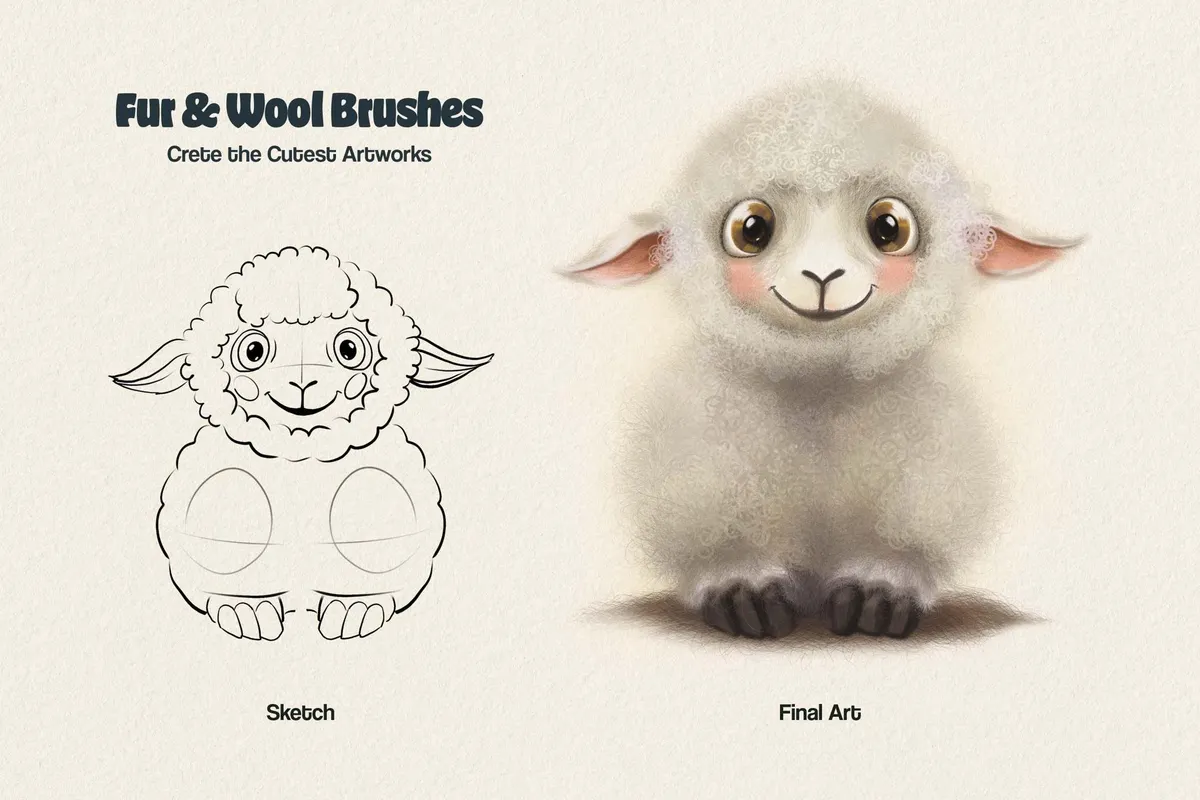 Fur Photoshop Brushes