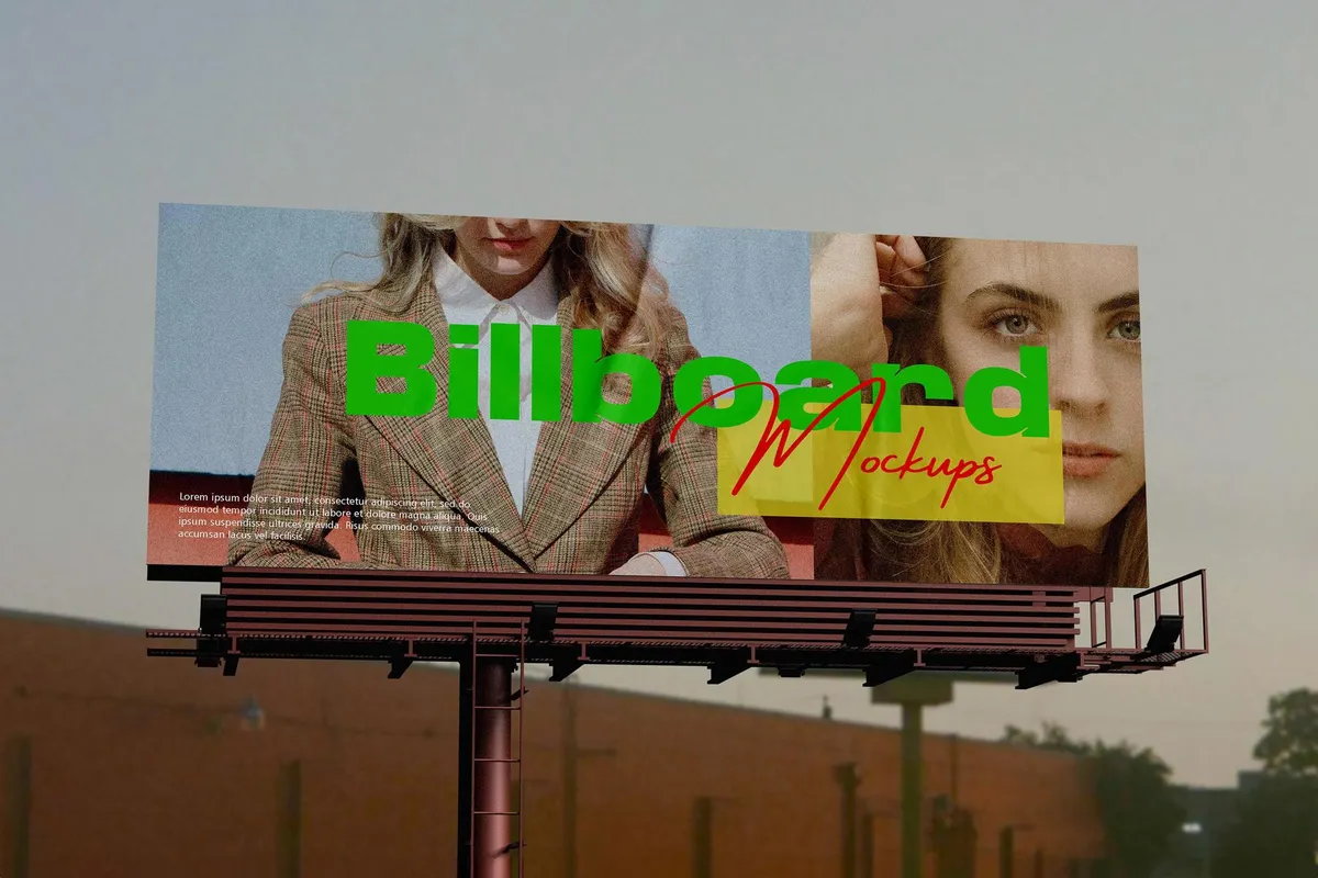 Urban Billboard Mockup