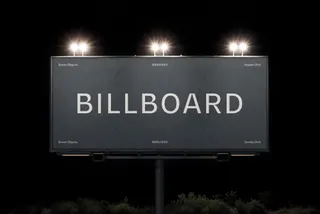 Nighttime Billboard Mockup
