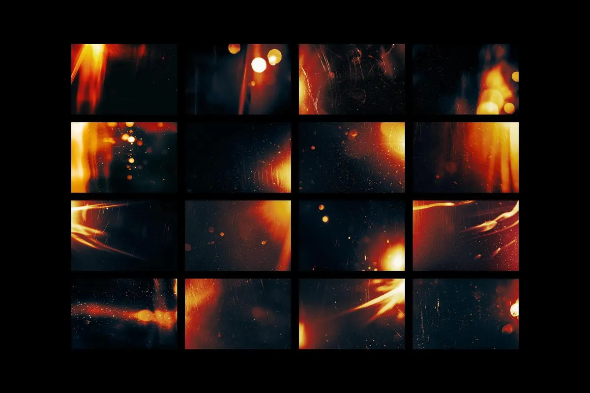 Analog Light Leaks Overlays