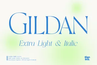 Gildan – Elegant Modern Serif Font