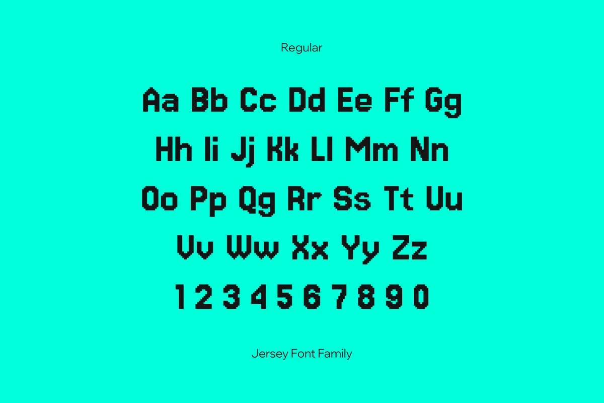 Jersey Font Family