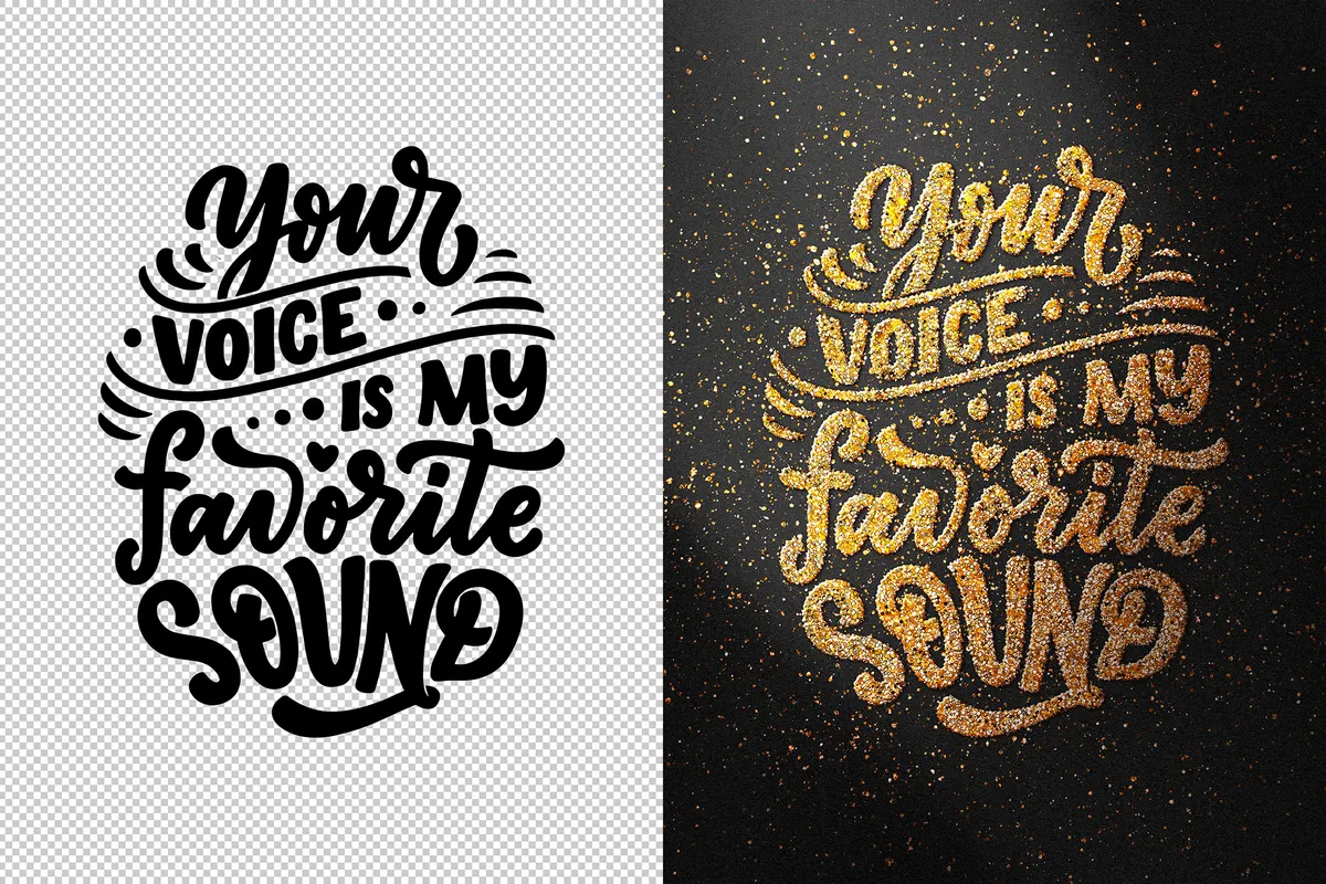 Sparkling Glitter Text & Logo Effect