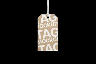 Kraft Paper Tag Mockup