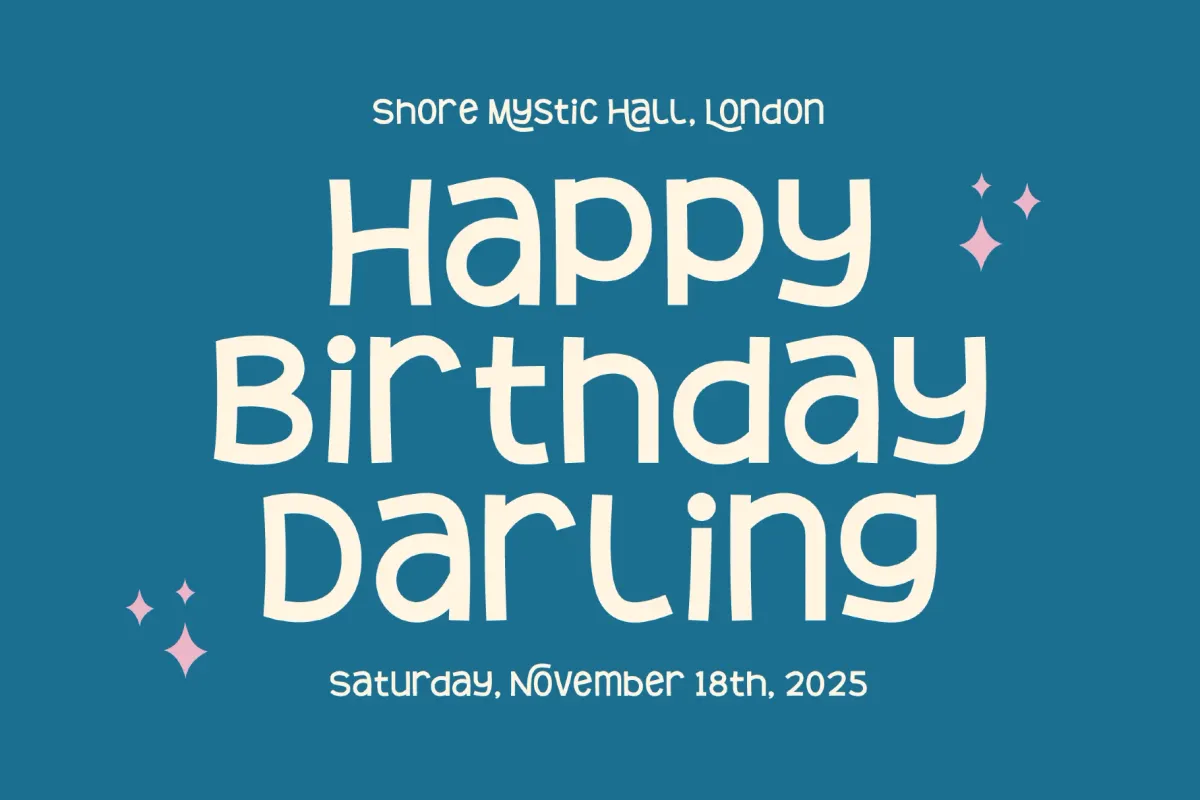Shore Mystic - Playful Display Font