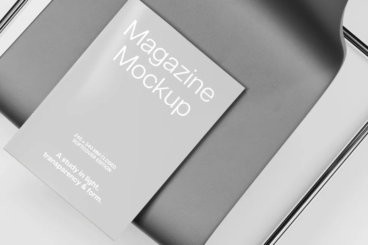 Glossy Magazine Mockup