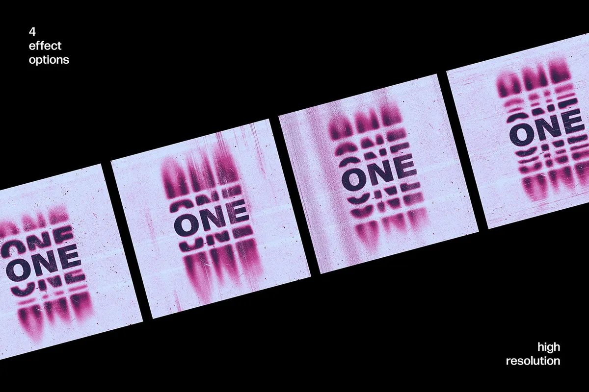 Printed Mess Text & Logo Effects Collection
