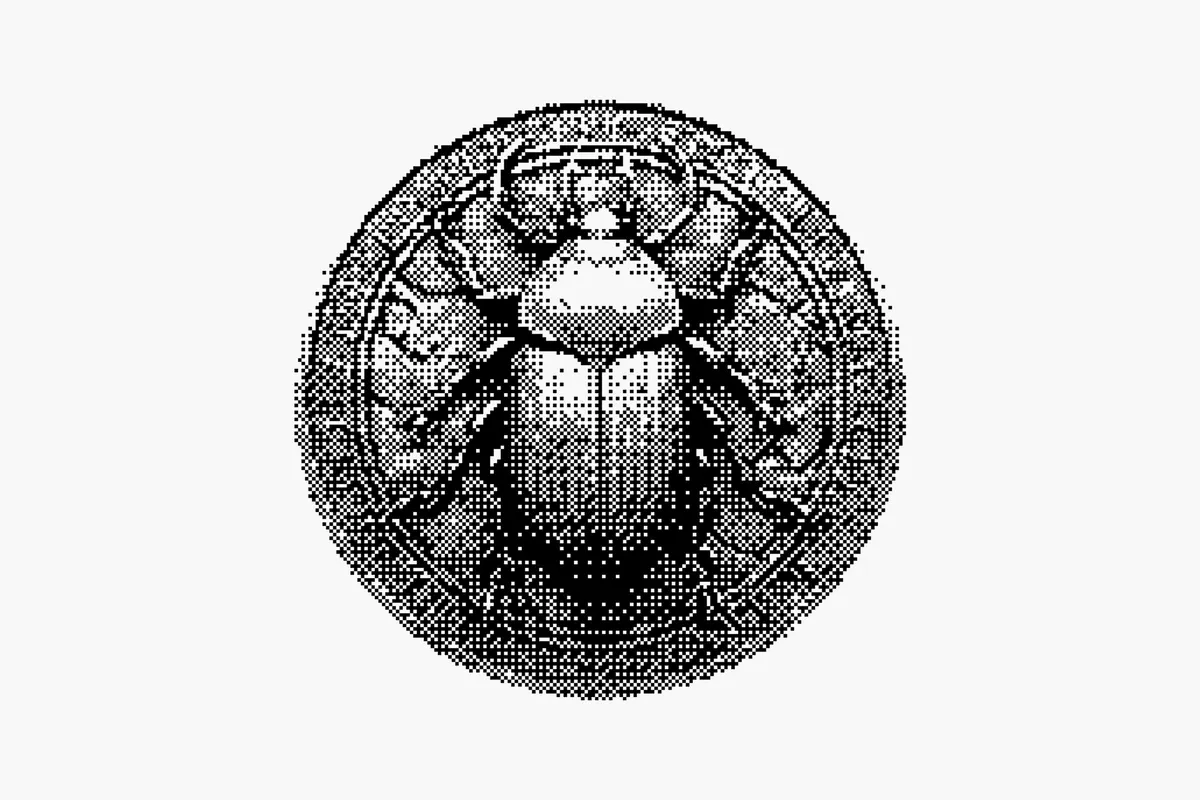 Dithering Bitmap Vector Shapes Collection