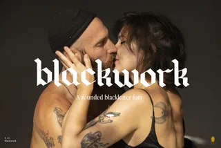 Blackwork Gothic Font