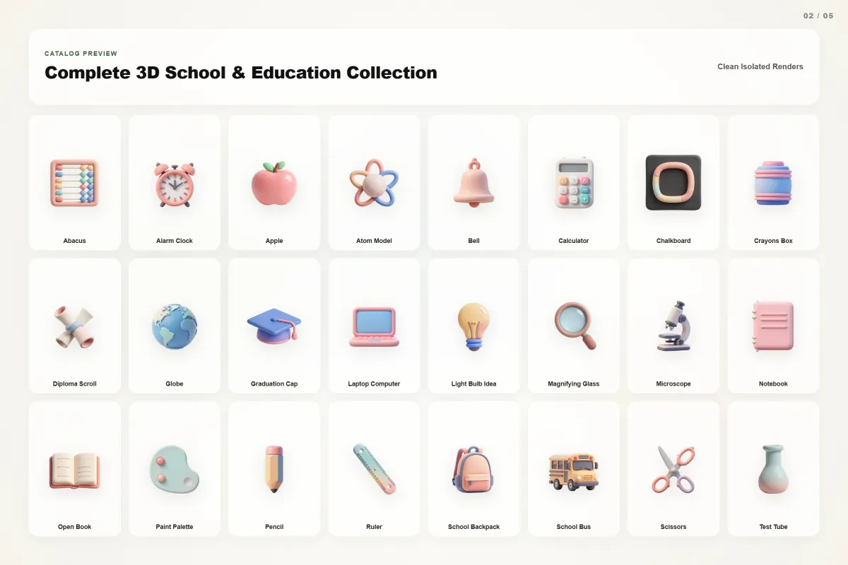 3D School & Education