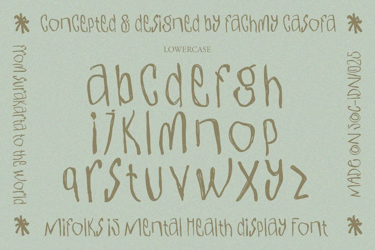 MIFOLKS — Naive Handwritten Font