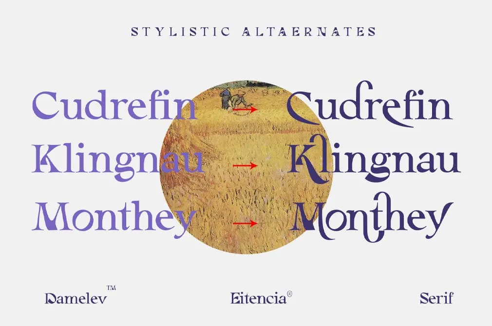 Eitencia Display Serif
