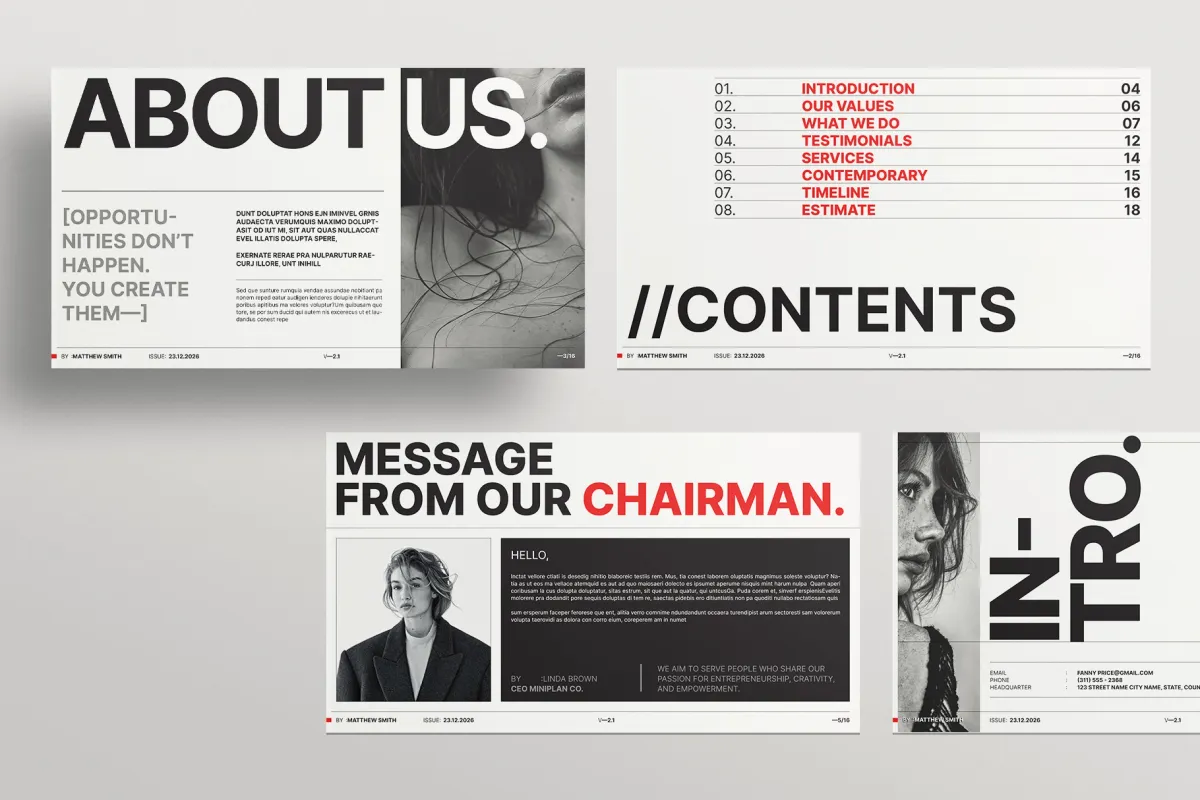 Proposal Presentation Template