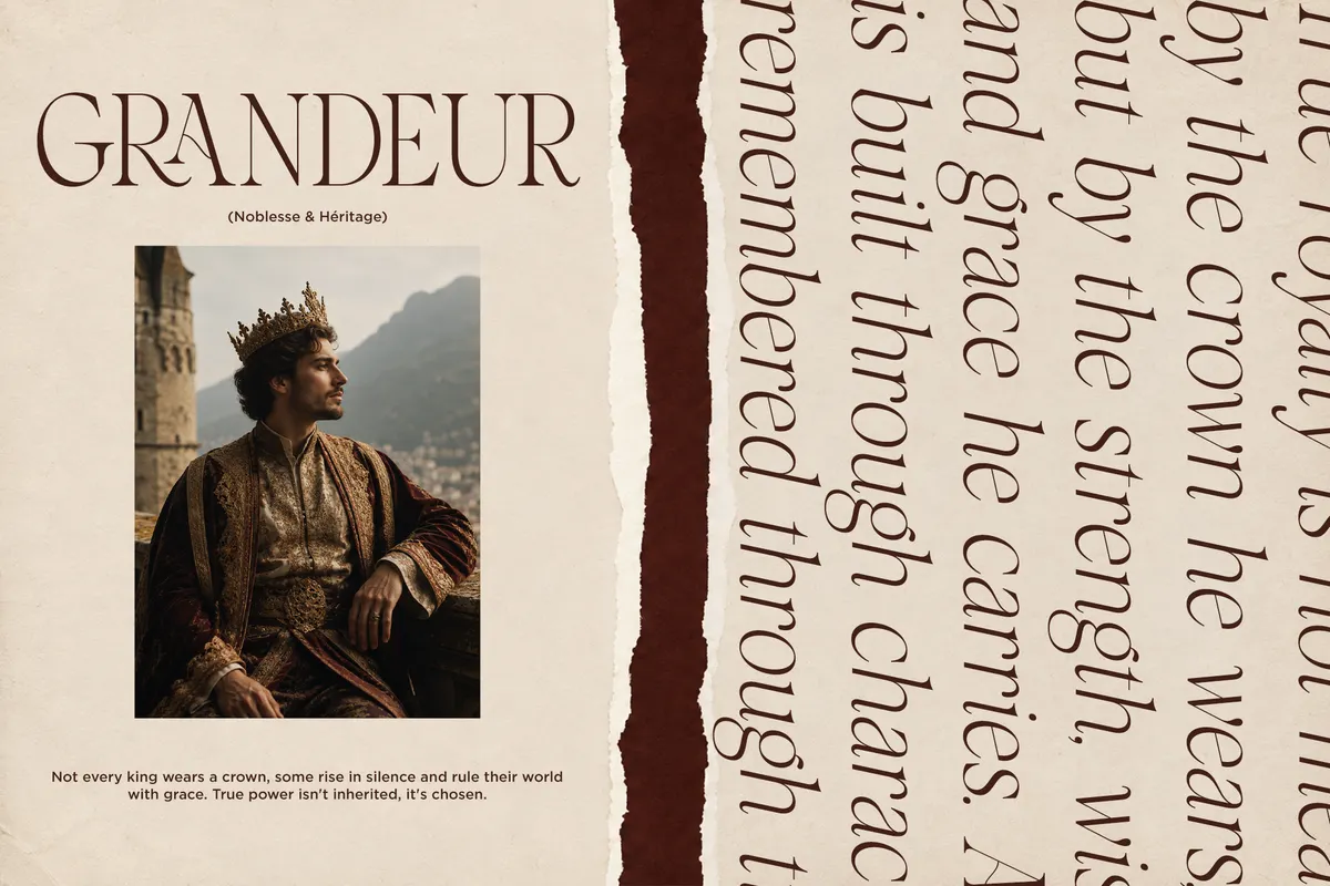 Crown Monarch - Luxury Serif Display Font