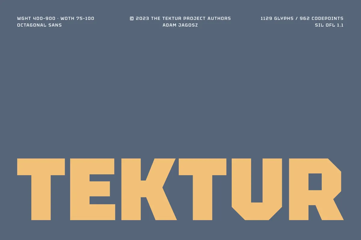Tektur - Free Blocky Display