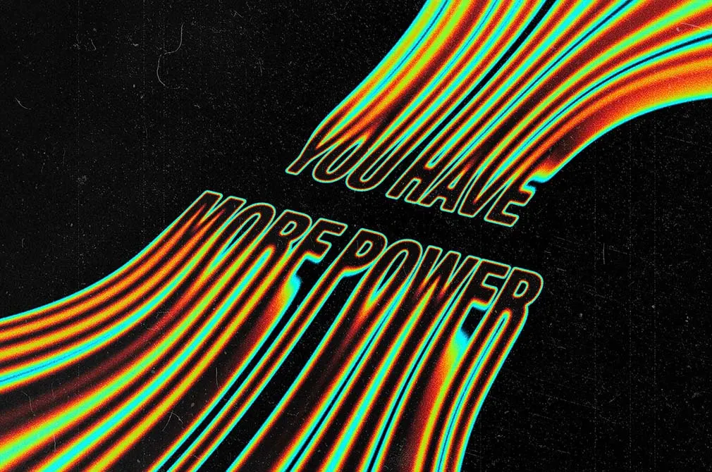 Space Melting Text Effect