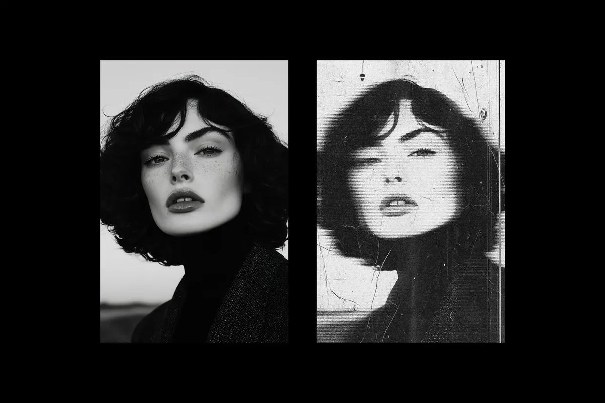 Bad Smudged Scan Photo Effect